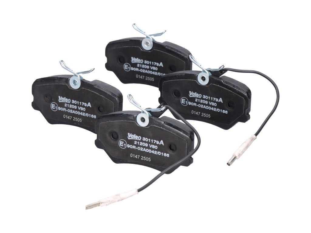 Jeu de 4 plaquettes de frein VALEO ref. 301179A