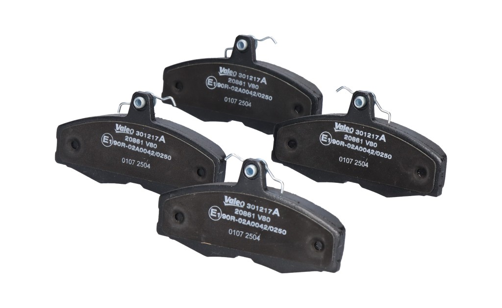 Jeu de 4 plaquettes de frein VALEO ref. 301217A