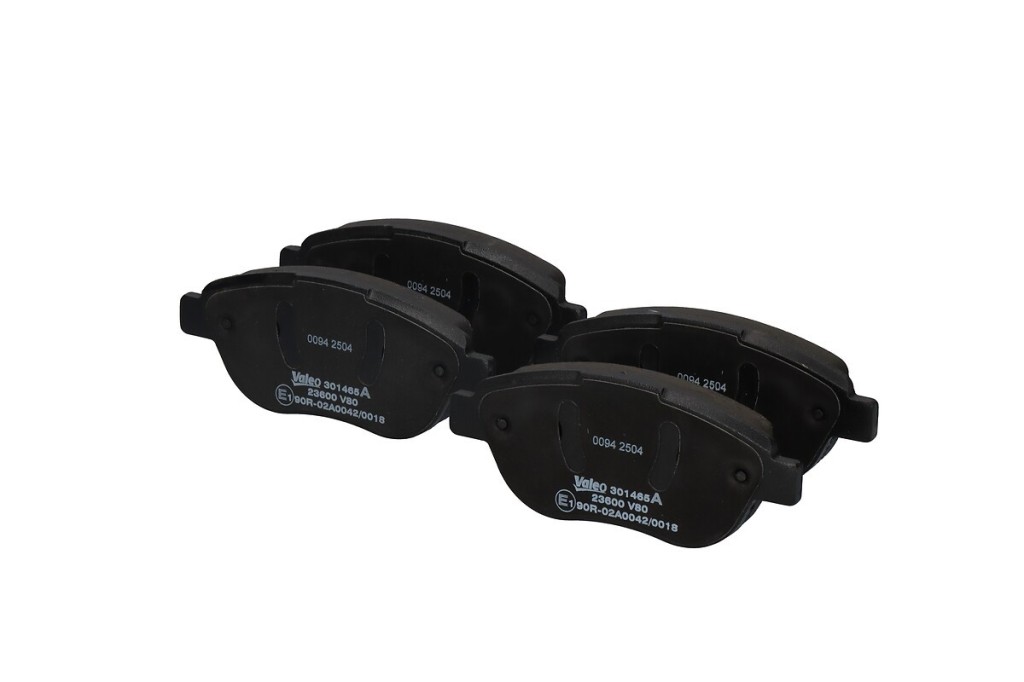 Jeu de 4 plaquettes de frein VALEO ref. 301465A