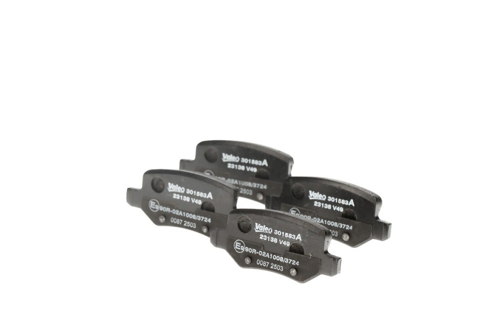 Jeu de 4 plaquettes de frein VALEO ref. 301583A