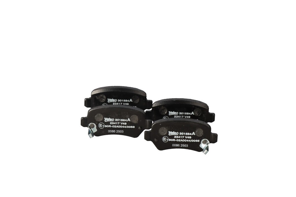 Jeu de 4 plaquettes de frein VALEO ref. 301584A