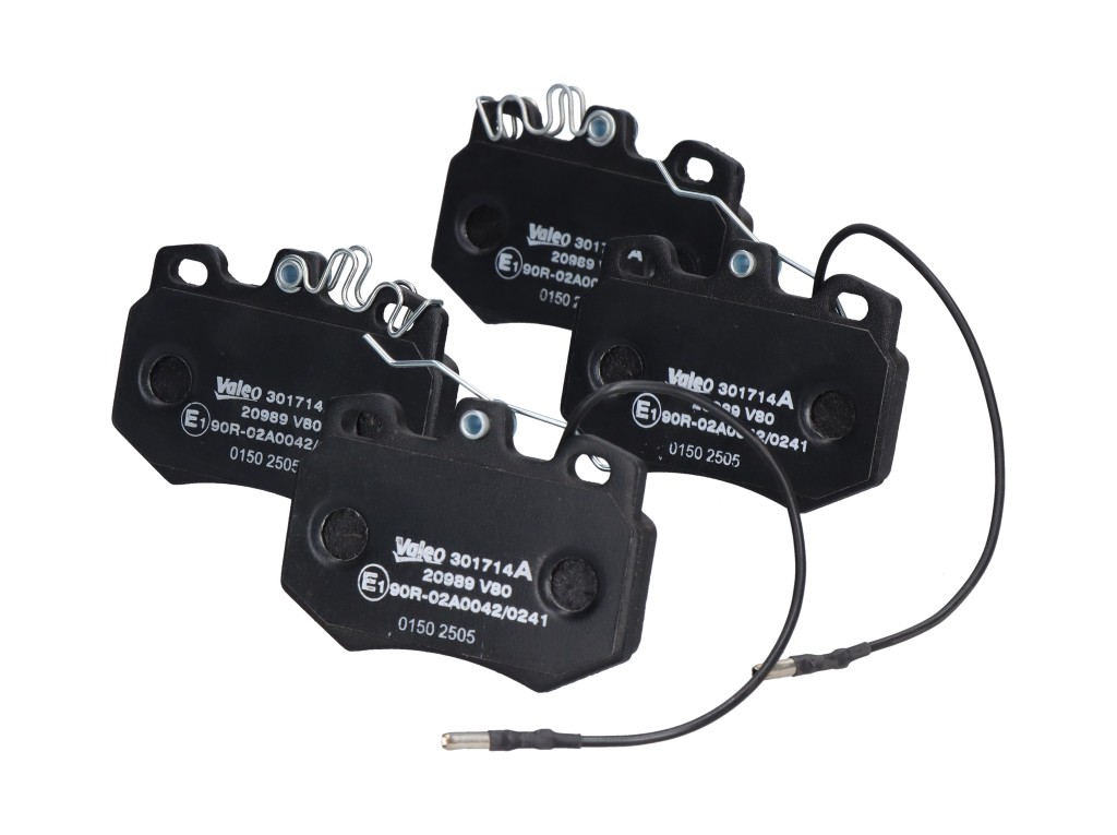 Jeu de 4 plaquettes de frein VALEO 301714A