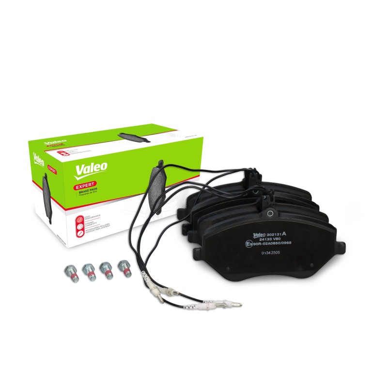 Jeu de 4 plaquettes de frein VALEO ref. 302131A