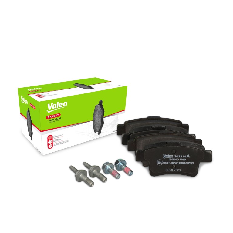 Jeu de 4 plaquettes de frein VALEO ref. 302214A