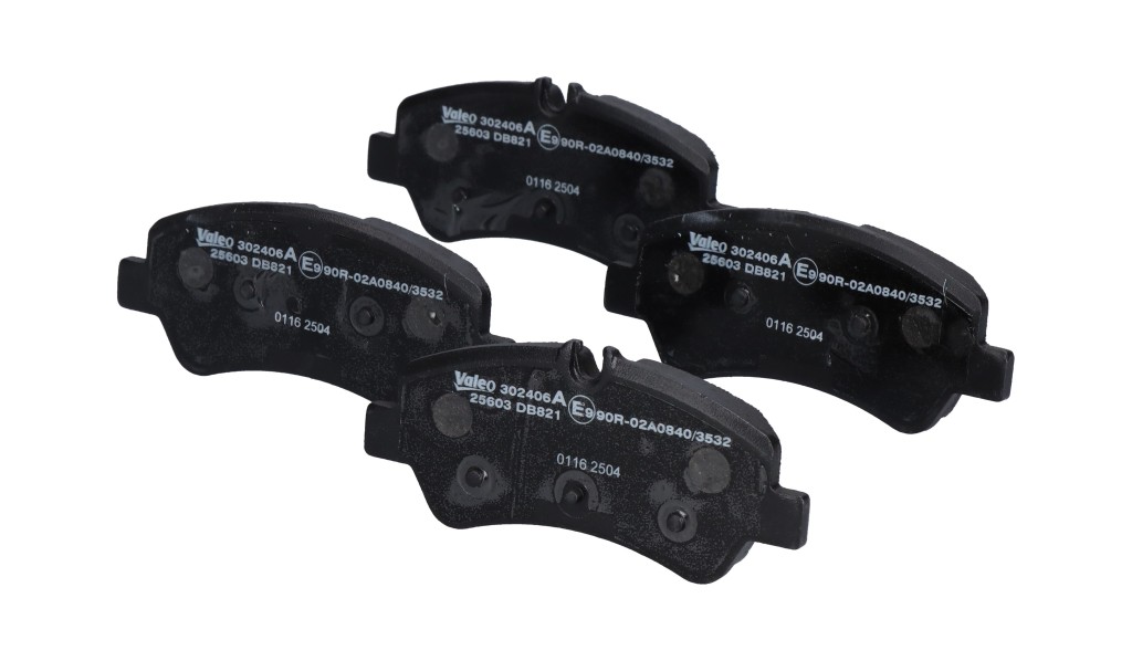 Jeu de 4 plaquettes de frein VALEO ref. 302406A