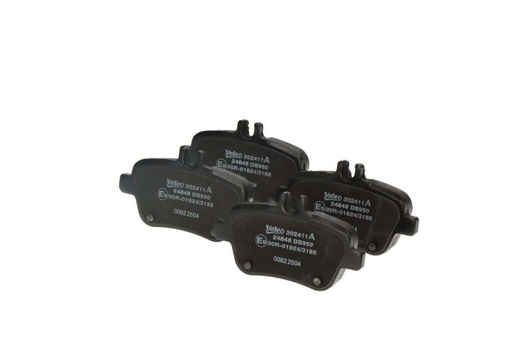 Jeu de 4 plaquettes de frein VALEO ref. 302411A