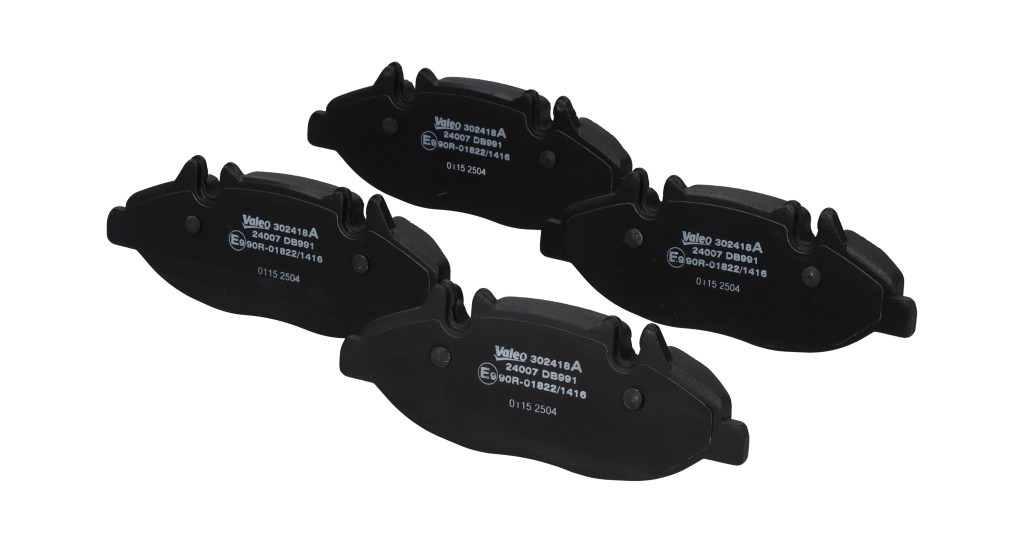Jeu de 4 plaquettes de frein VALEO ref. 302418A