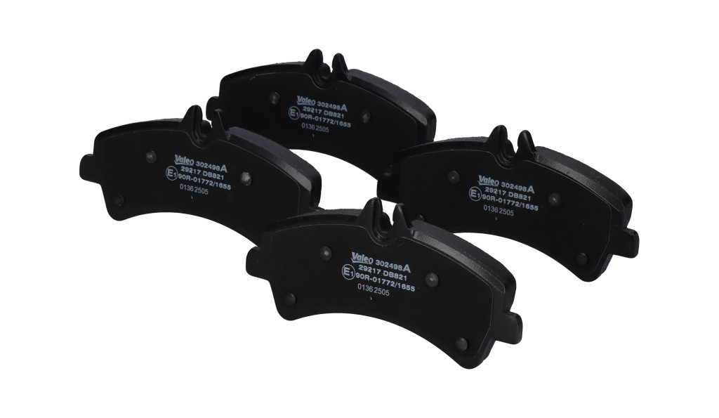 Jeu de 4 plaquettes de frein VALEO ref. 302498A