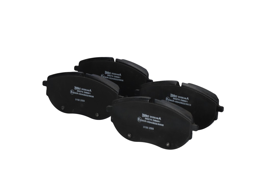 Jeu de 4 plaquettes de frein VALEO ref. 302548A