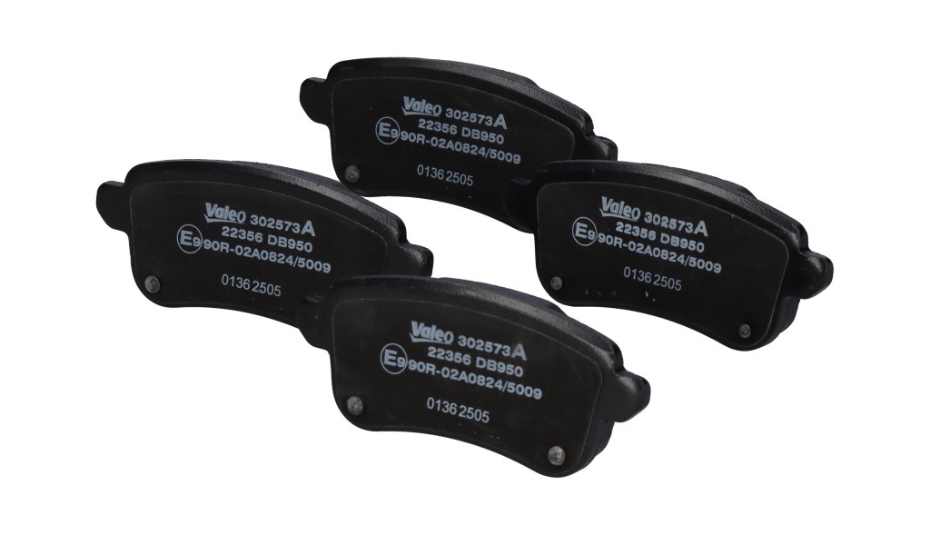 Jeu de 4 plaquettes de frein VALEO ref. 302573A