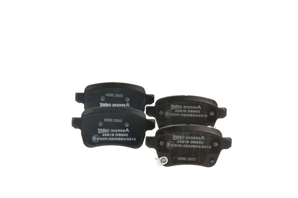Jeu de 4 plaquettes de frein VALEO ref. 302599A