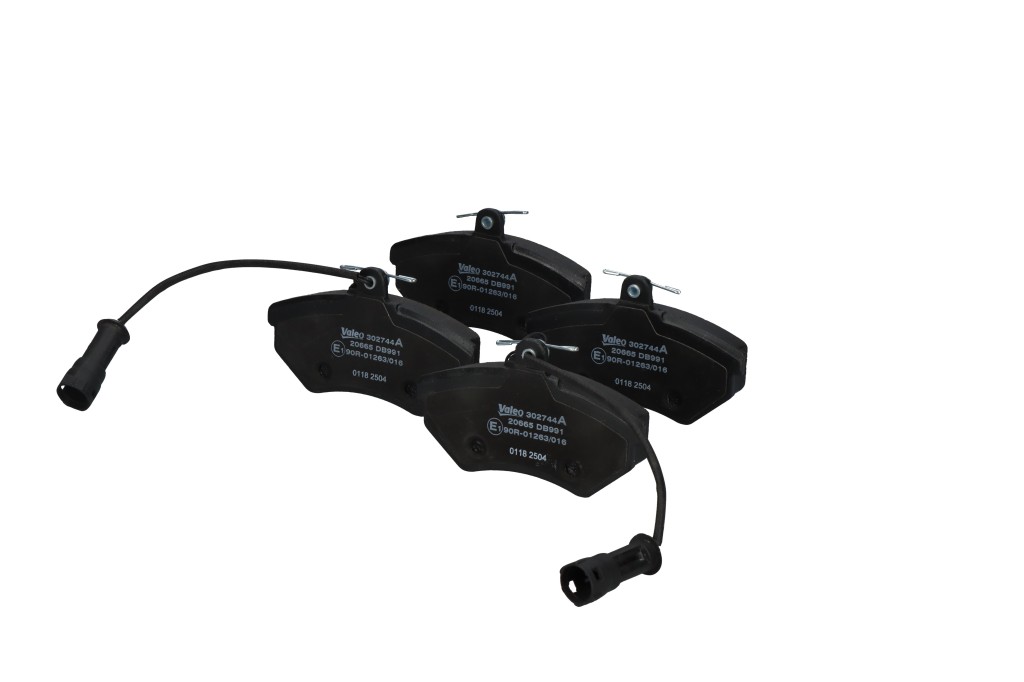 Jeu de 4 plaquettes de frein VALEO ref. 302744A