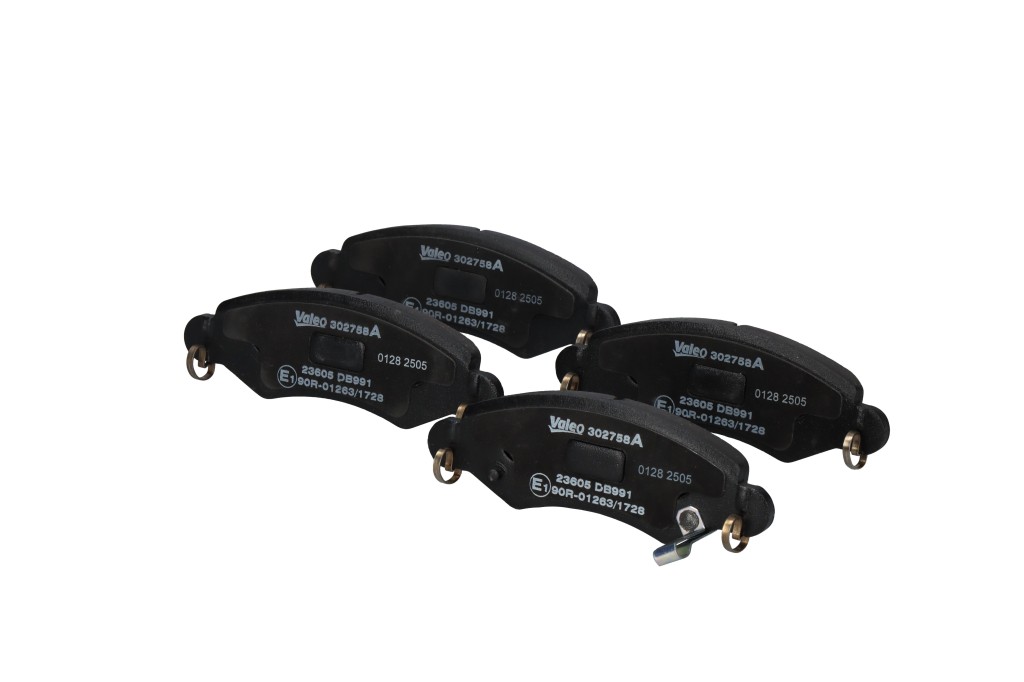 Jeu de 4 plaquettes de frein VALEO ref. 302758A