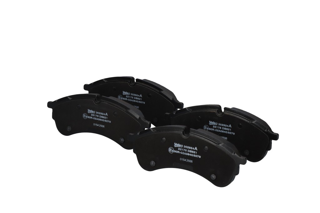 Jeu de 4 plaquettes de frein VALEO ref. 302924A
