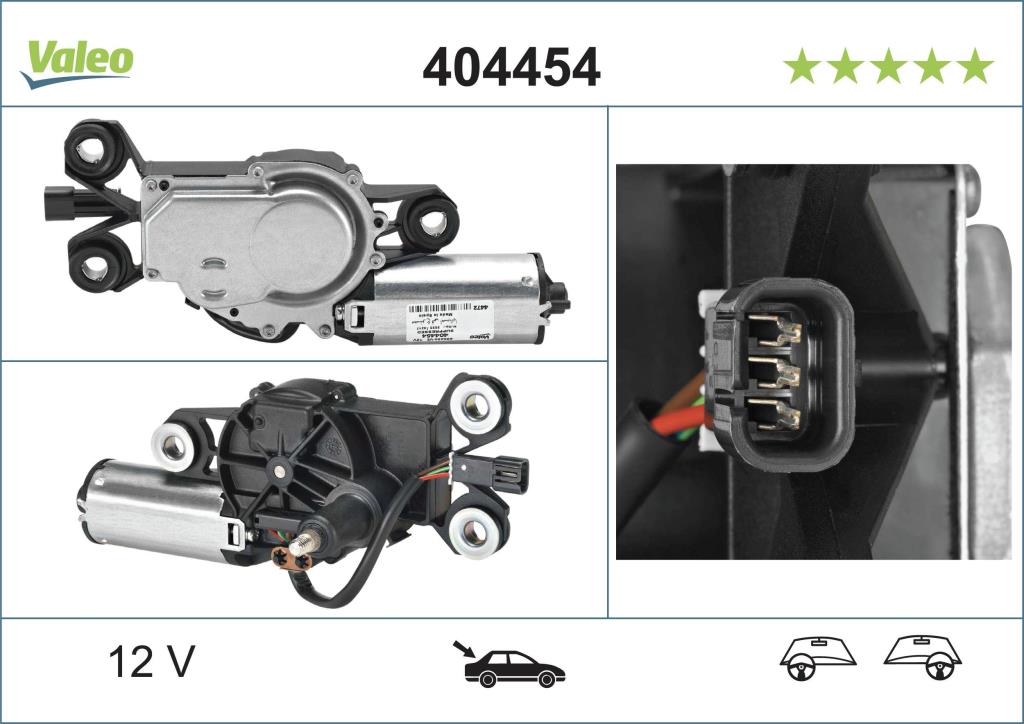 Moteur d'essuie-glace VALEO 404454