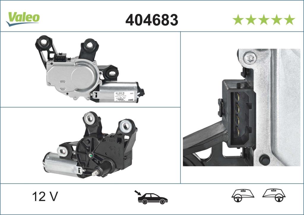 Motor de limpa-vidros VALEO ref. 404683