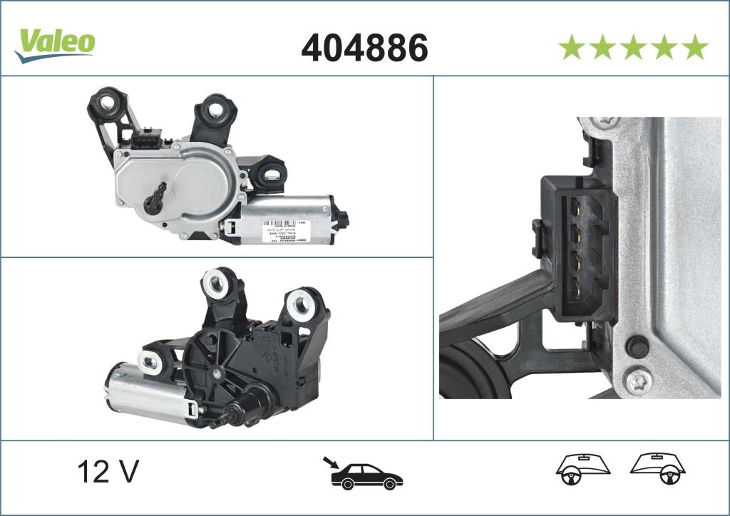 Moteur d'essuie-glace VALEO ref. 404886