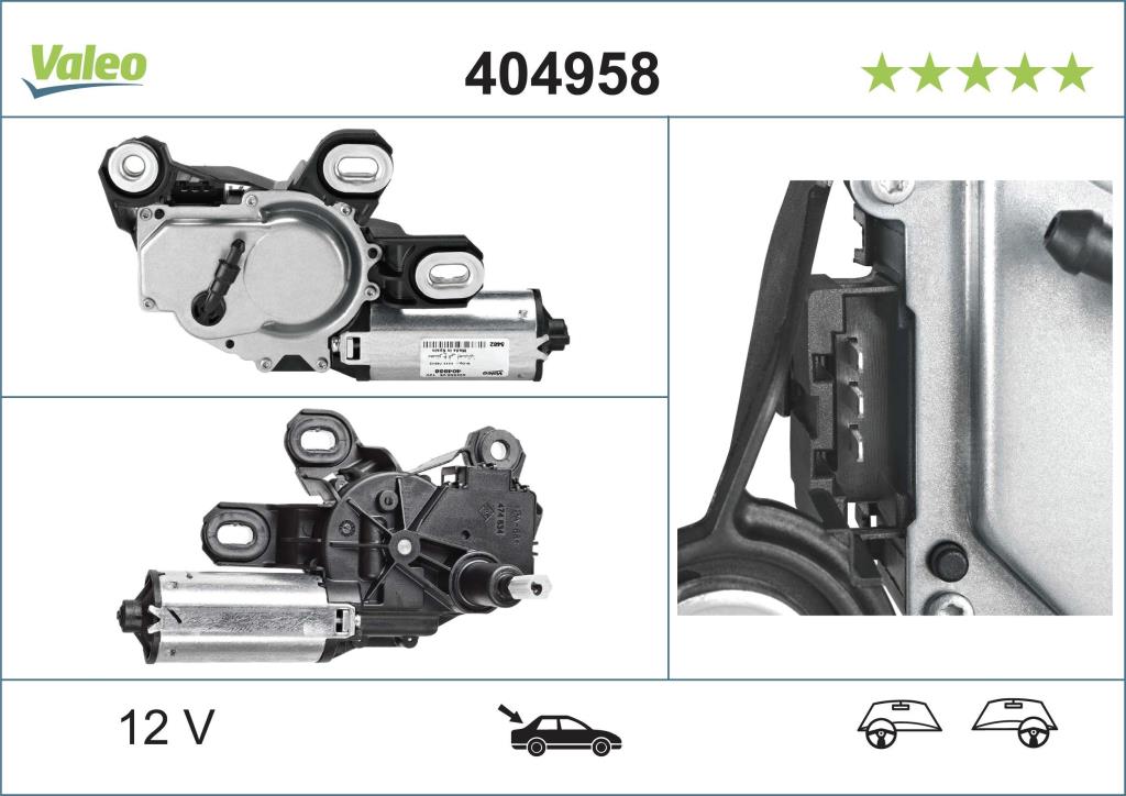 Moteur d'essuie-glace VALEO 404958