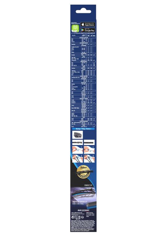 Balai d'essuie-glace (Essuie glace) VALEO V28 - ref. 574106