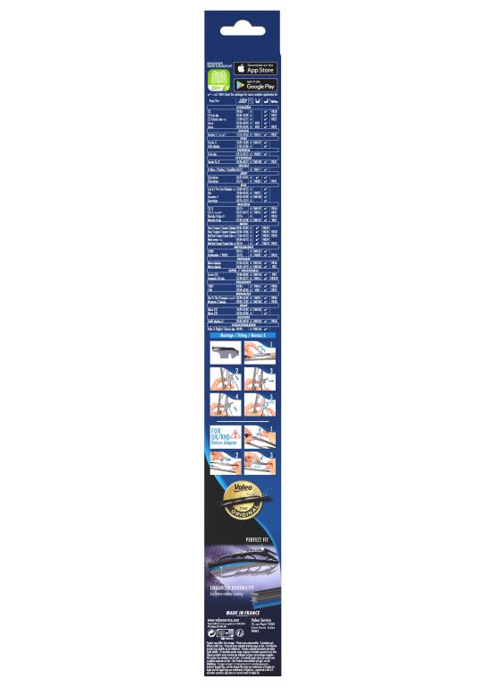 Balai d'essuie-glace (Essuie glace) VALEO VM4 - ref. 574129