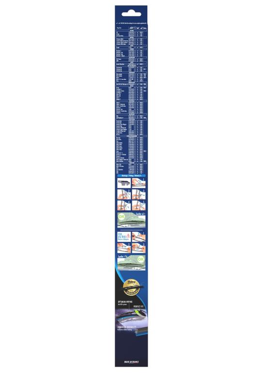 Balai d'essuie-glace (Essuie glace) VALEO VM106 - ref. 574156
