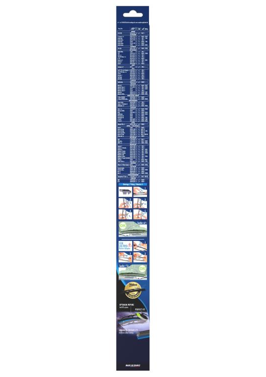 Balai d'essuie-glace (Essuie glace) VALEO VM108 - ref. 574158