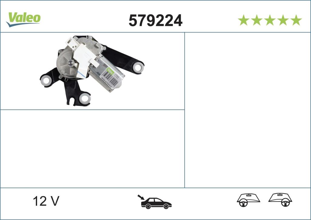 Moteur d'essuie-glace VALEO 579224
