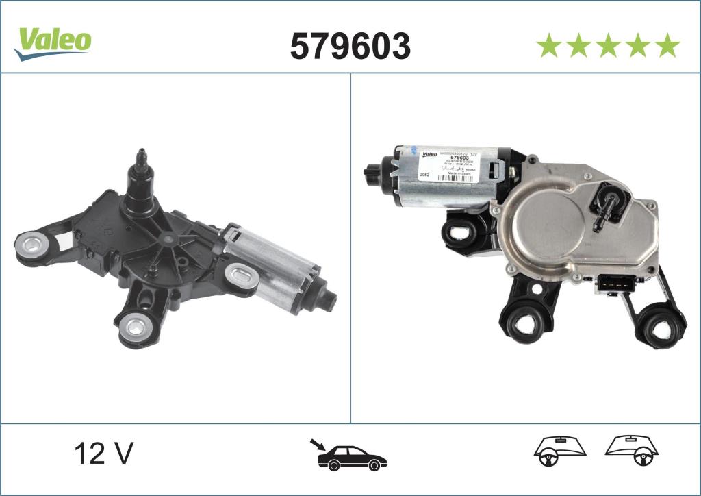Moteur d'essuie-glace VALEO ref. 579603