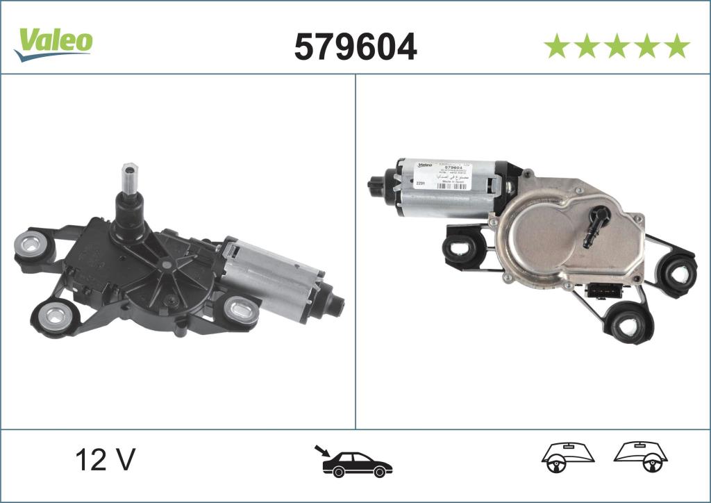 Moteur d'essuie-glace VALEO 579604