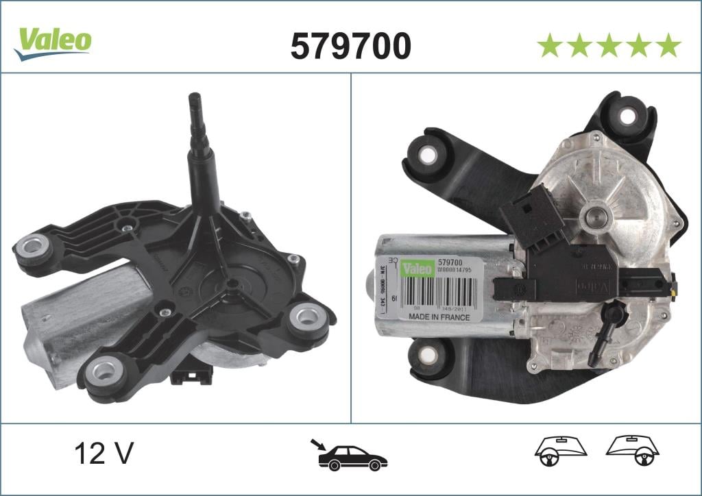 Moteur d'essuie-glace VALEO 579700