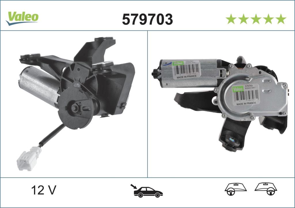 Moteur d'essuie-glace VALEO 579703