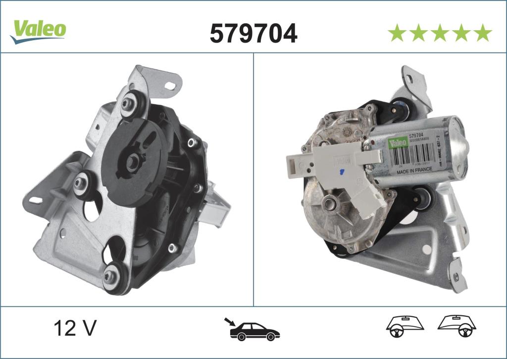 Moteur d'essuie-glace VALEO 579704
