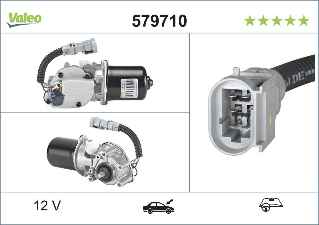 Moteur d'essuie-glace VALEO ref. 579710