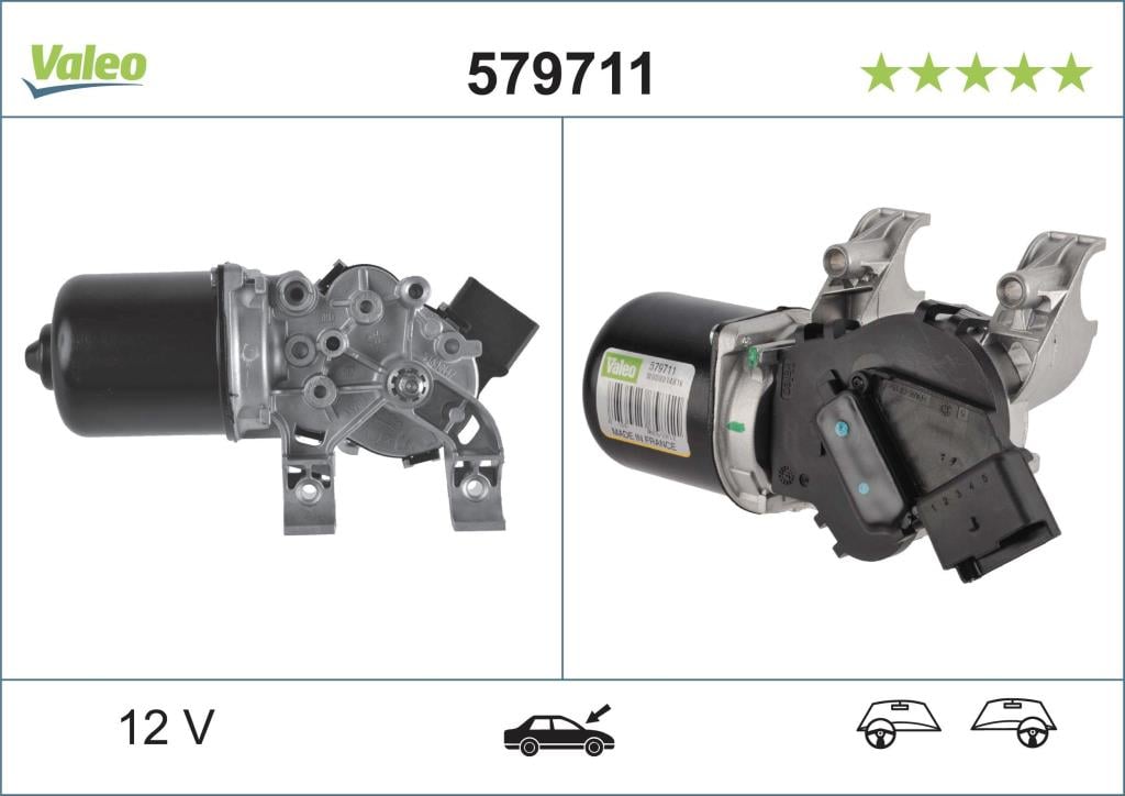 Moteur d'essuie-glace VALEO 579711