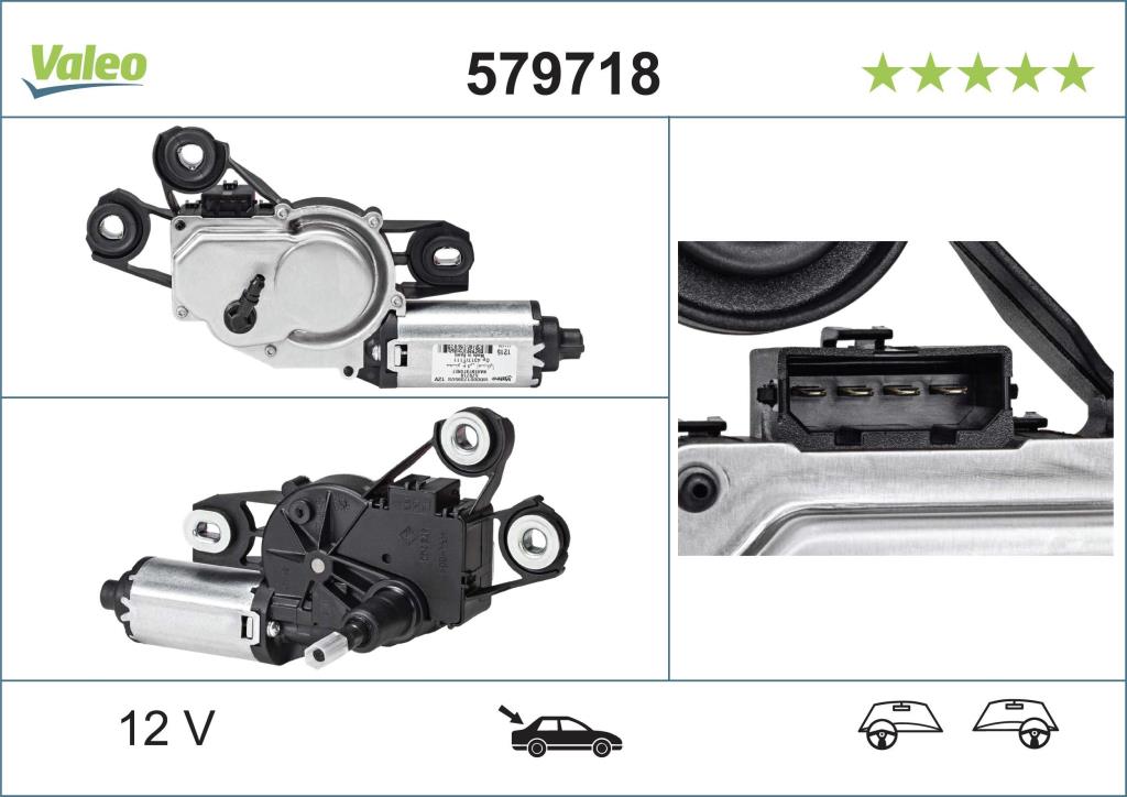 Moteur d'essuie-glace VALEO 579718