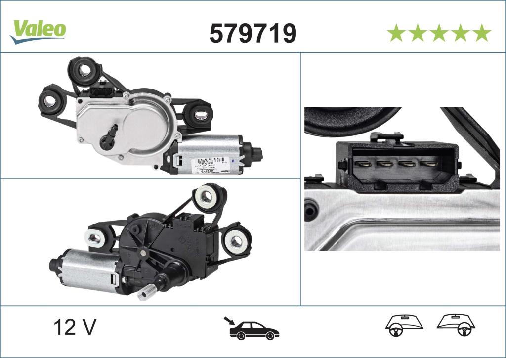 Moteur d'essuie-glace VALEO 579719