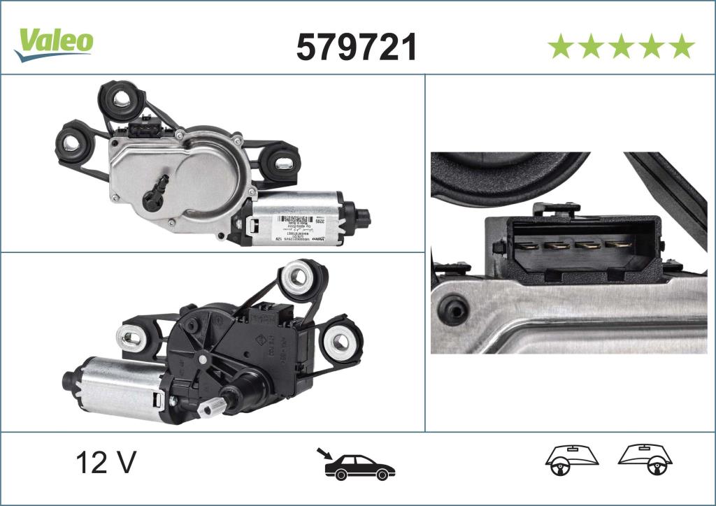 Moteur d'essuie-glace VALEO ref. 579721