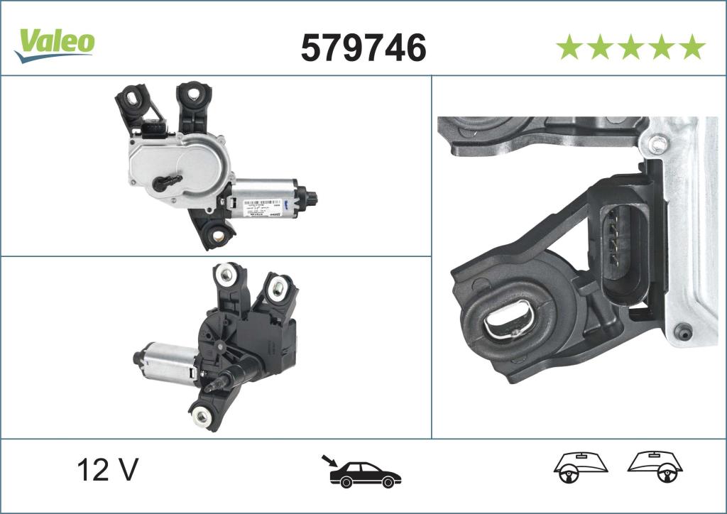 Motor de limpa-vidros VALEO ref. 579746