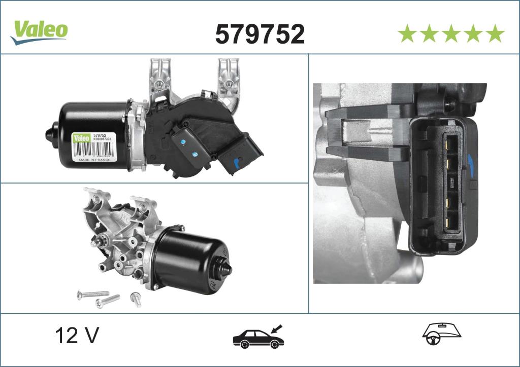 Motor de limpa-vidros VALEO ref. 579752