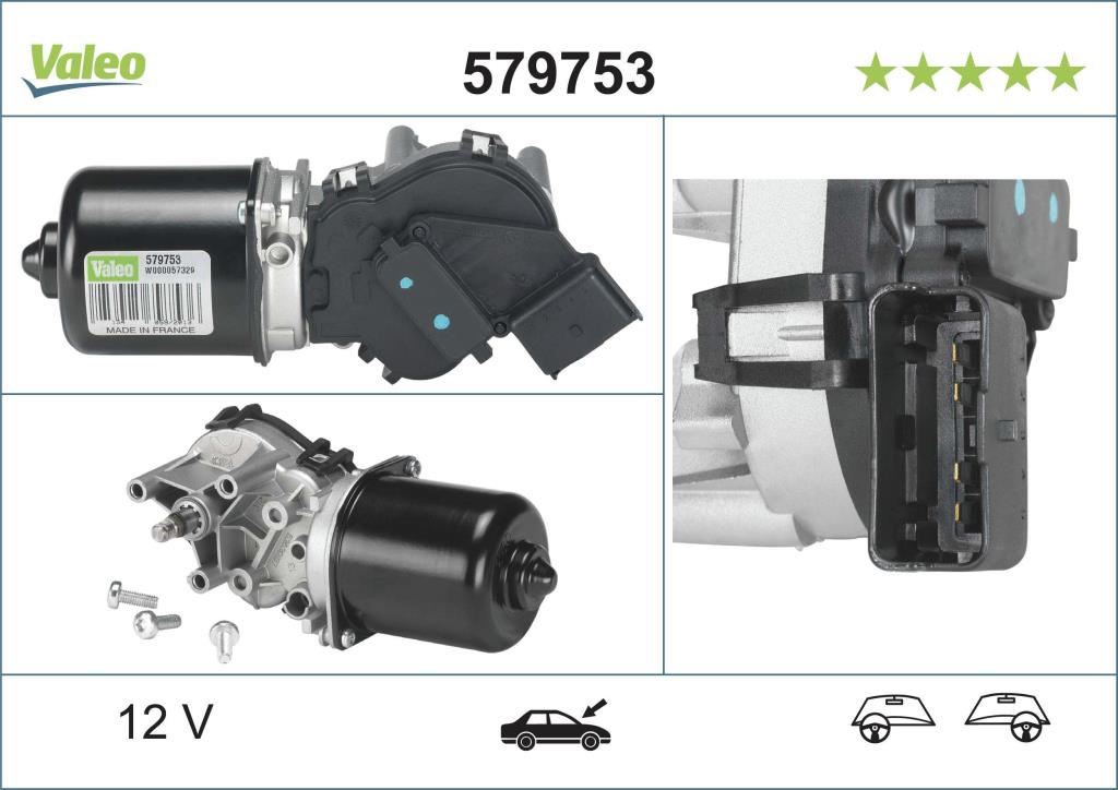 Moteur d'essuie-glace VALEO 579753