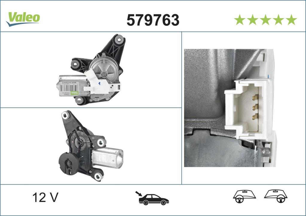 Motor de limpa-vidros VALEO 579763