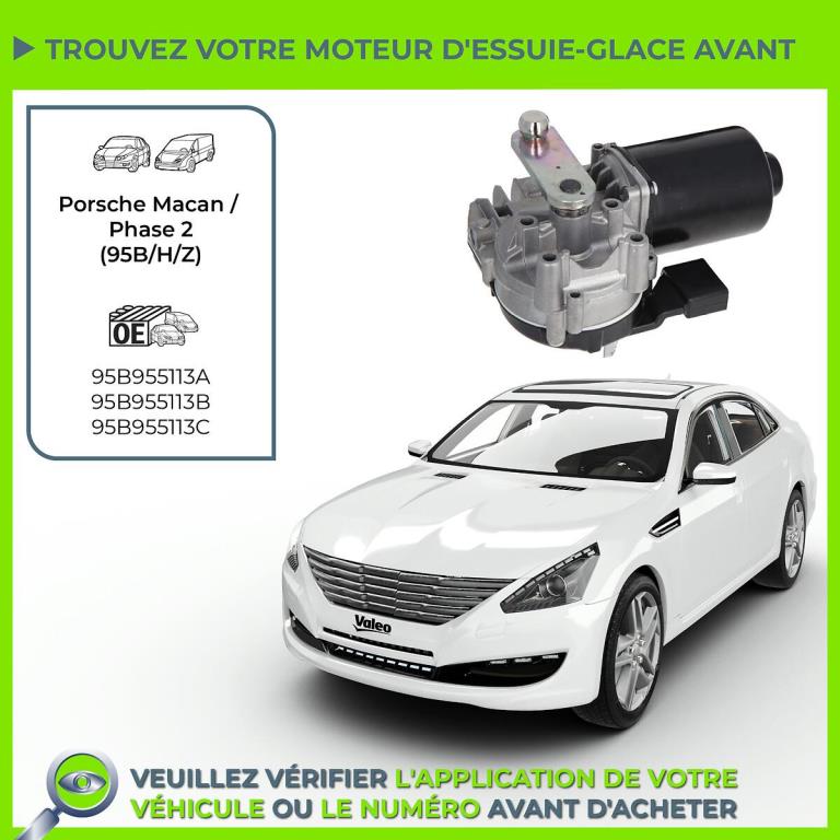 Moteur d'essuie-glace VALEO ref. 582671