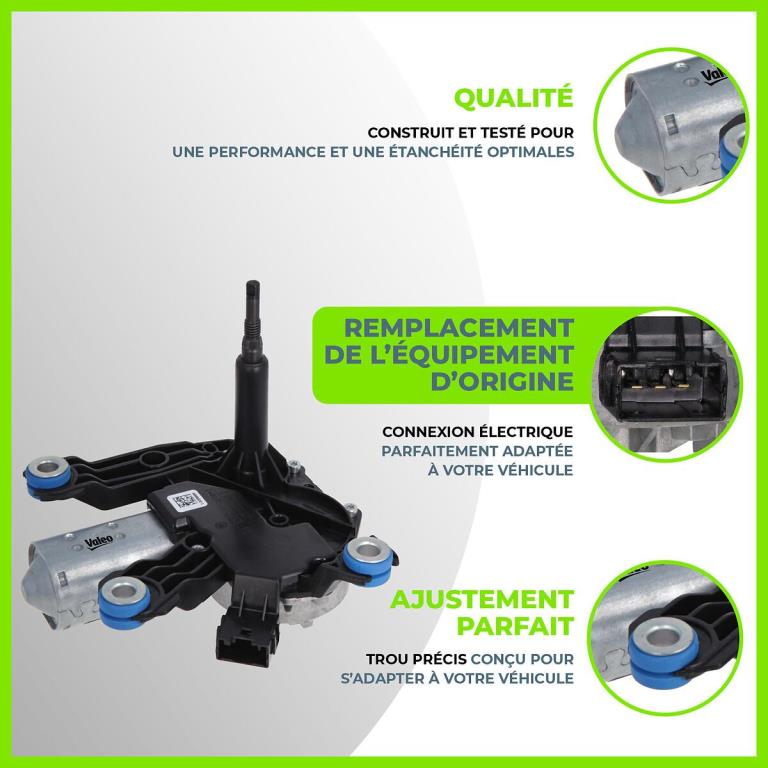 Motor del limpiaparabrisas VALEO 582707