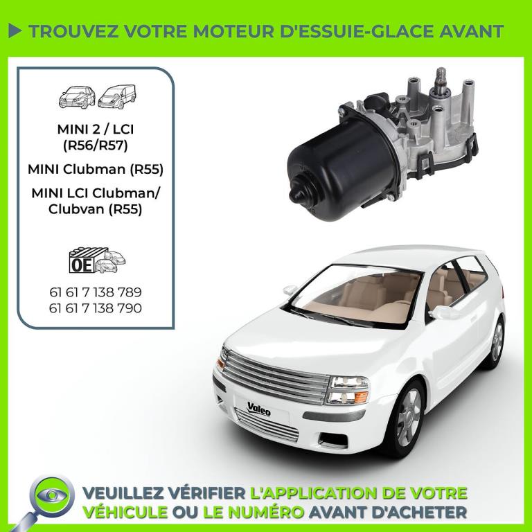 Moteur d'essuie-glace VALEO ref. 582712
