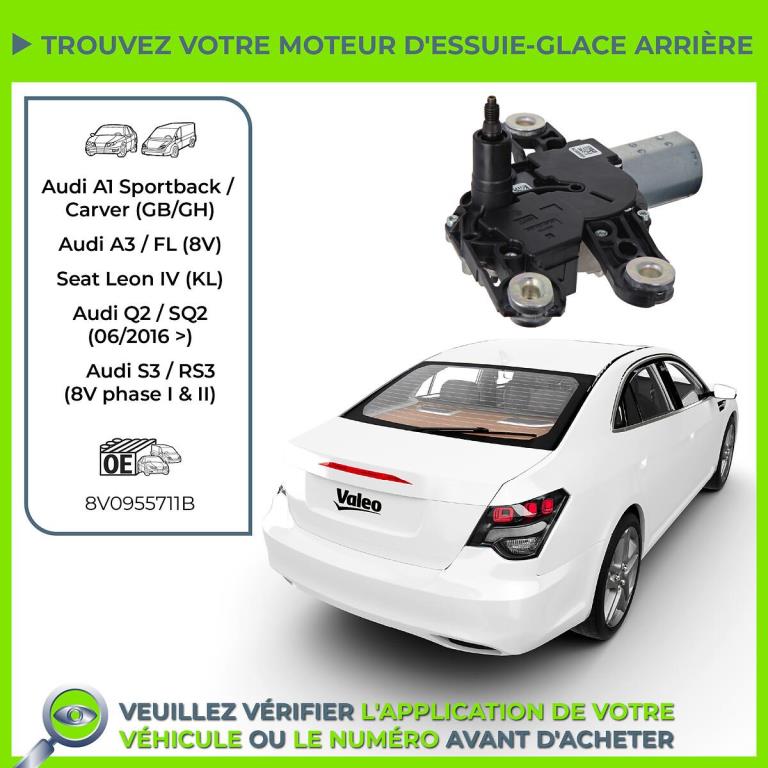 Moteur d'essuie-glace VALEO ref. 582718