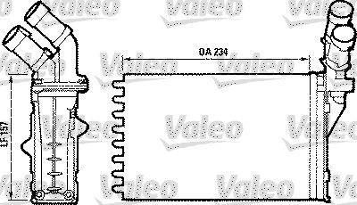 Radiateur de chauffage VALEO 812006