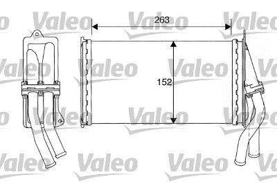 Radiateur de chauffage VALEO 812015