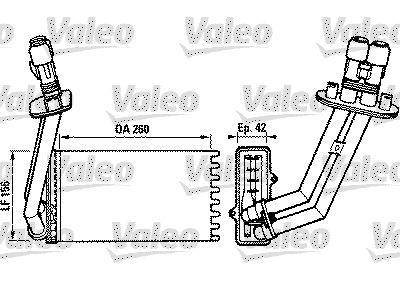 Radiador de calefacción VALEO ref. 812048