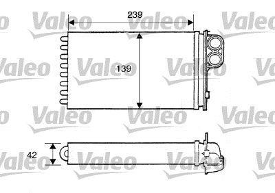 Radiateur de chauffage VALEO 812115