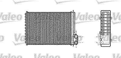 Radiateur de chauffage VALEO ref. 812139